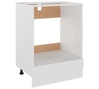 Armoire À Four Lyon ""Lyon"" 60x46x81,5 Cm Bois Contreplaqué Blanc Blanc