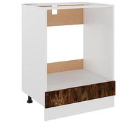 vidaXL Armoire à Four Chêne fumé 60x46x81,5 cm Bois d'ingénierie