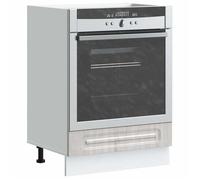 vidaXL Armoire à four Kalmar sonoma gris bois d'ingénierie 853523