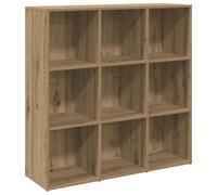 vidaXL Armoire à livres chêne artisanal 98x29x97,5 cm, écran de confidentialité