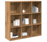 vidaXL Armoire à livres chêne artisanal 98x29x97,5 cm, écran de confidentialité, étagère à livres, étagère de rangement, 855969