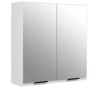 vidaXL Armoire à miroir de salle de bain Blanc 64x20x67 cm