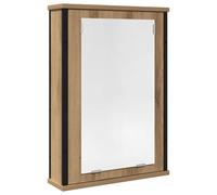 vidaXL Armoire murale à miroir chêne artisanal 42x12x60 cm