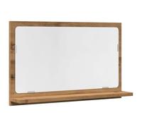 vidaXL Armoire à miroir de salle de bain chêne artisanal 60x11x37 cm