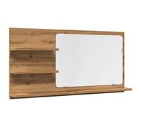 vidaXL Armoire à miroir de salle de bain chêne artisanal 90x11x45 cm avec étagère