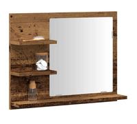 vidaXL Armoire à miroir de salle de bain Vieux bois – Bois d'ingénierie