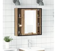 vidaXL Armoire à miroir salle de bain chêne artisanal bois ingénierie 862227