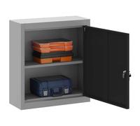 vidaXL Armoire à outils murale noire 50x20x55 cm en acier