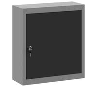 Armoire à outils murale vidaXL Noire 50x20x55 cm en acier