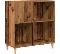 vidaXL Armoire à panneaux aspect bois ancien 84,5x38x89 cm Matériau dérivé du bois