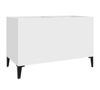 vidaXL Armoire à panneaux blanc 74,5x38x48 cm Bois composite