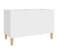 vidaXL Armoire à panneaux blanc 74,5x38x48 cm Bois composite