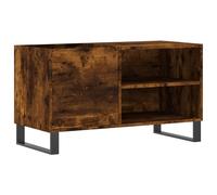 vidaXL Armoire à panneaux Chêne fumé 85x38x48 cm Bois composite