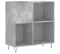 vidaXL Armoire à panneaux gris béton 84,5x38x89 cm Bois composite