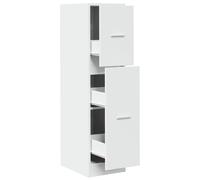 vidaXL Armoire à pharmacie blanche 30x41x118 cm Bois composite