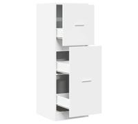 vidaXL Armoire à pharmacie blanche 40x41x118 cm Bois composite