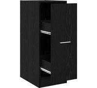 vidaXL Armoire à pharmacie Chêne noir 30 x 41 x 77,5 cm Bois composite