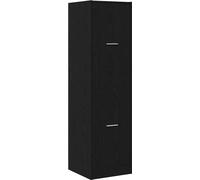 vidaXL Armoire à pharmacie Chêne noir 40 x 41 x 144.5 cm