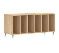 vidaXL Armoire à plateaux Chêne Sonoma 100x38x48 cm Matériau dérivé du bois