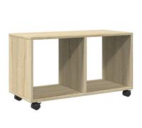 vidaXL Armoire à roulettes Chêne Sonoma 72x33x42,5 cm Bois d'ingénierie Multicolore