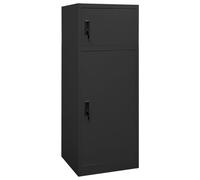 Vidaxl Armoire À Selles Anthracite 53x53x105 Cm Acier Gris