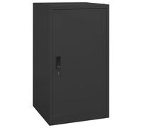 Vidaxl Armoire À Selles Anthracite 53x53x140 Cm Acier Gris