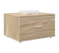 vidaXL Armoire à tiroirs moderne – Chêne Sonoma, Bois d'ingénierie, 55x45x31 cm, 1 tiroir