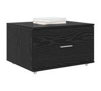 vidaXL Commode 869307 – Meuble à tiroirs Chêne noir 55×45×31 cm, Compact, avec roulettes
