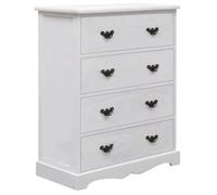 vidaXL Armoire à tiroirs Blanc 60 x 30 x 75 cm Bois