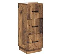 vidaXL Armoire à tiroirs Bois Ancien 33 x 34,5 x 87 cm, Meuble de Salon, Armoire Vintage rectangulaire avec tiroir spacieux, Organiseur Moderne Vertical pour chez toi