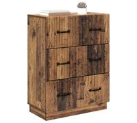 vidaXL Armoire à tiroirs Bois Ancien 66 x 34,5 x 87 cm, Unité de Rangement Moderne pour Le Salon, Grande étagère rectangulaire, Cabinet Polyvalent pour optimiser l'espace