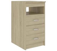 Vidaxl Armoire À Tiroirs Chêne Sonoma 40x50x76 Cm Bois D'ingénierie