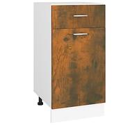 vidaXL Armoire à tiroirs Lyon Chêne fumé 40 x 46 x 81,5 cm Bois d'ingénierie