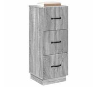 vidaXL Armoire à tiroirs Sonoma Gris 33 x 34,5 x 87 cm, Meuble de Salon, Armoire Vintage rectangulaire avec tiroir spacieux, Organiseur Moderne Vertical pour chez toi