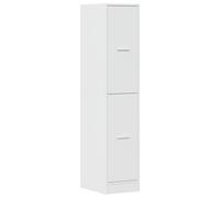 vidaXL Armoire apothicaire, Blanc Brillant, 30x41x144,5 cm, Bois d’ingénierie, Style Moderne, Meuble de Rangement pour Salon, Armoire avec 4 tiroirs, Organisateur Maison