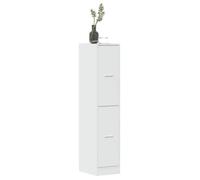 vidaXL Armoire apothicaire, Blanc brillant, 30x41x144,5 cm, Bois d’ingénierie, Style moderne, Meuble de rangement 855529
