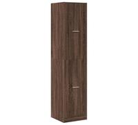 vidaXL Armoire apothicaire chêne Marron 40x41x174,5 cm Bois ingénierie, Coffre d'apothicaire, Meuble d'apothicaire, Coffre à tiroirs d'apothicaire