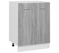 vidaXL Armoire basse Lyon Gris Sonoma 60x46x81,5 cm Matériau dérivé du bois