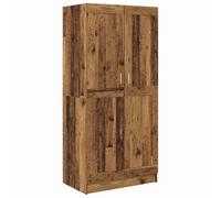 vidaXL Armoire Bois Ancien 82,5 x 51,5 x 180 cm Bois d'ingénierie, Rangement de Chambre, Armoire rectangulaire Rustique, unité Pratique pour vêtements et Accessoires