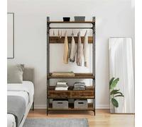 vidaXL Armoire Bois Ancien 89 x 39 x 184.5 cm Bois d'ingénierie, Armoire de Chambre, Rangement Moderne, Design Industriel, élégant, Fonctionnelle et spacieuse