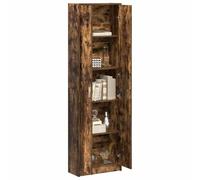 Armoire en chêne fumé 55x25x189 cm en bois d ingénierie
