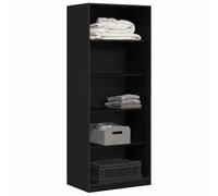 vidaXL Armoire Chêne Noir 80 x 50 x 200 cm Bois d'ingénierie