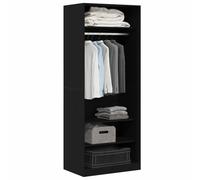 Vidaxl Armoires Chêne Noir Lot De 2 Chêne Noir Bois D'ingénierie