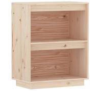 Vidaxl Armoire Console 60x34x75 Cm Bois De Pin Solide Marron