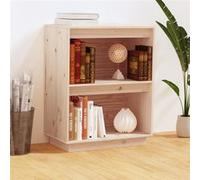 Vidaxl Armoire Console 60x34x75 Cm Bois De Pin Solide Marron