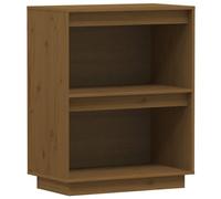 vidaXL Armoire console Marron miel 60x34x75 cm Bois de pin solide