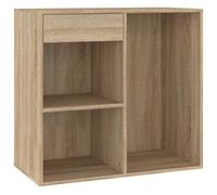 vidaXL Armoire Cosmétique Armoire de Dressing Meuble de Coiffeuse Meuble de Rangement Chambre à Coucher Chêne Sonoma 80x40x75 cm Bois d'Ingénierie