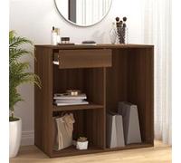 Vidaxl Armoire Cosmétique Chêne Marron 80x40x75 Cm Bois D'ingénierie Marron