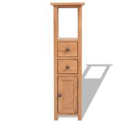 vidaXL Armoire d'angle 26x26x94 cm Chêne massif