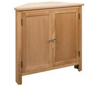 vidaXL Armoire d'angle 80 x 33,5 x 78 cm en chêne massif